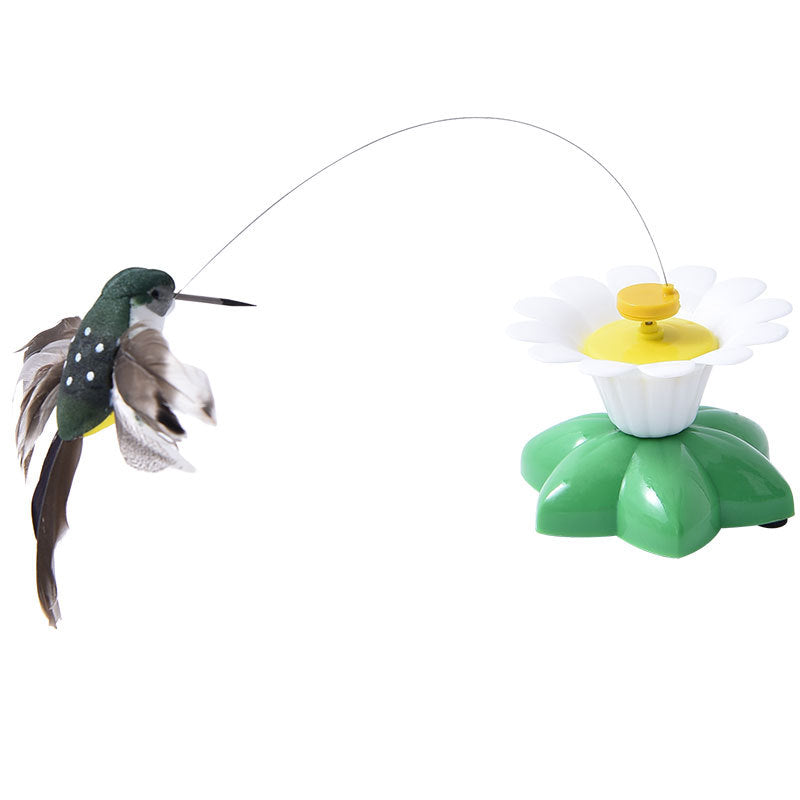 Electric Flutter-Motion Cat Toy - 360° Rotating Realistic Butterfly/Bird